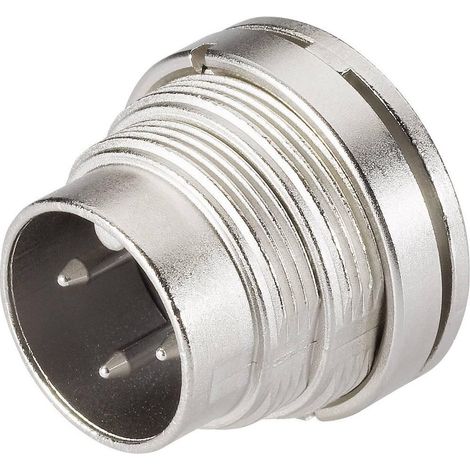 Binder 09-0315-80-05 Conector circular macho plateado 5 pines