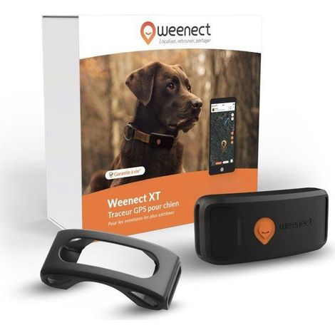 Localizzatore GPS per cani senza collare - WEENECT - Cane XT - Antenna XL - Impermeabile - Funziona con abbonamento (1/5)