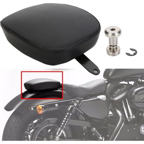Accessoires moto, coussin de selle en cuir avec protection solaire pour Harley XL883 72 48