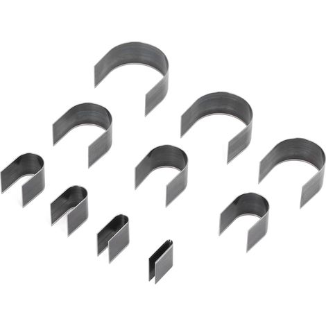 Lot de 10 emporte-pièces en cuir, poinçon d'angle et coupe-bordure pour travaux manuels DIY (1/5)