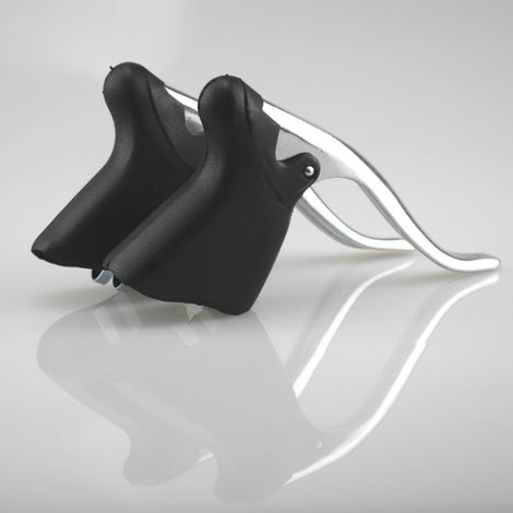 Guidons de vélo de route, leviers de frein, leviers de frein pour vélos à pignon fixe, freins à main avant et arrière pour vélos de course, accessoires de vélo (1/5)