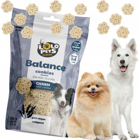 Biscuits pour chien CHARM pour une PEAU ET UN PELAGE MAGNIFIQUES grand paquet de 350 g (1/5)