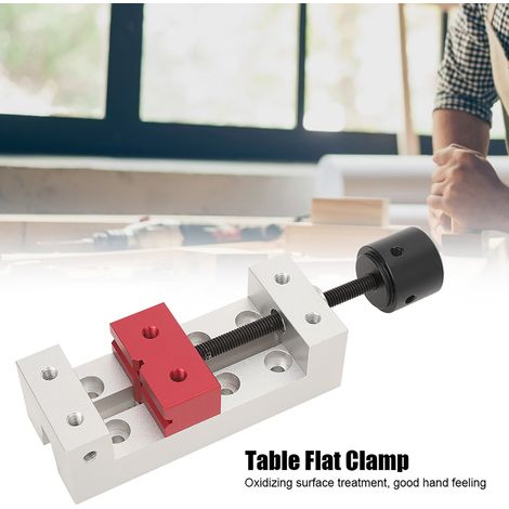 Étau de perçage en aluminium 50mm, mini pince de fixation pour établi, outil de serrage pour perceuse à colonne (1/5)