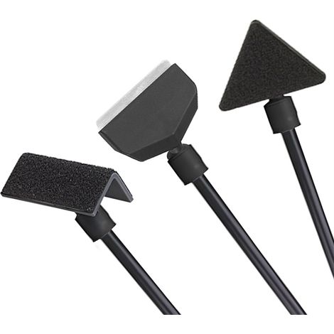 Kit Nettoyage Aquarium - Brosse 3-en-1 Réglable Jusqu'à 36 cm - Pour Algues et Dépôts - Convient Aquariums Jusqu'à 30 cm - 5 Pièces