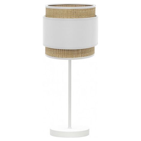 Lampe à poser Kandy 1xe14 Naturel/blanc 45x18x18 Cm