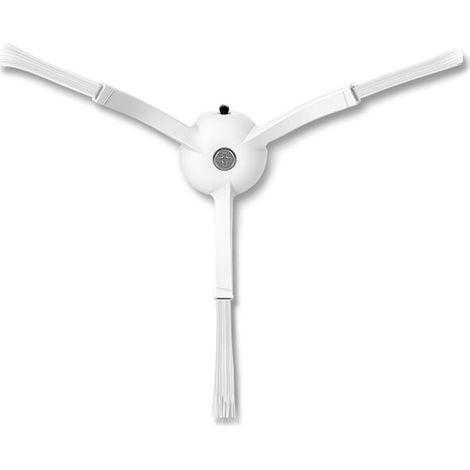 Lot de 2 brosses latérales de rechange à 3 bras blanches pour aspirateur robot Roborock P10 / Q Revo (1/5)