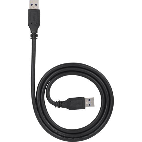 Câble de Prolongation USB 3.0 A Mâle vers A Mâle Monté sur Panneau 5 Gbps (1 mètre) (1/5)