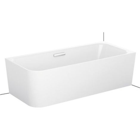 BetteArt V Eck-Badewanne halb freistehend, Ecke rechts, 2-Sitzer,