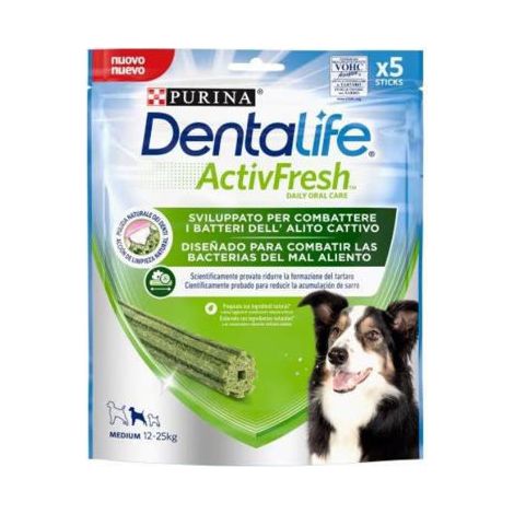 SNACK PERRO MEDIANO DENTALIFE ACTIVFRESH 115G