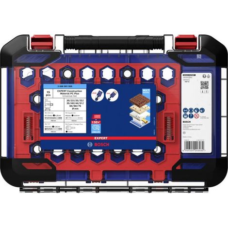 Bosch EXPERT Construction Material Power Change Plus-Lochsägen-Set 15-tlg. - 2608901950 (1/4)