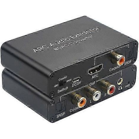 Adaptateur audio ARC, extracteur audio HDMI, convertisseur numérique-analogique (1/4)