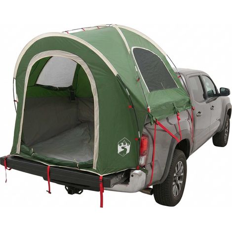 Tente de voiture pliante abri pour véhicule en polyester et acier vert 178 x 255 x 181 cm (1/5)