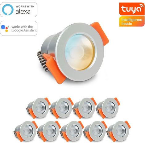 Smartes MiBoxer LED Einbaustrahler Set 3W 12V IP66 - Lichtfarbe: CCT Dual Weiß - Anzahl: 10x (1/5)