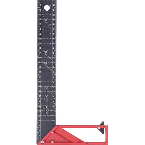 Rechtwinkliger Messschieber für die Holzbearbeitung, 30°, 45°, 90°, einstellbare Dicke bis zu 3 mm, hohe Präzision, universell für Messungen bis zu 30 cm / 11,81 Zoll. (1/5)