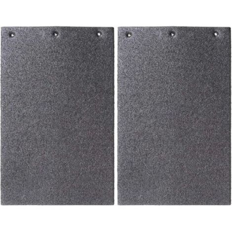 Pair 2x Plaque d'appui en Carbone pour Ponceuse 3 Trous 172x110mm 424057-1 Tapis Arrière pour Ponceuse Compatible avec Makita M9400B 9403 MT190 MT9 (1/5)