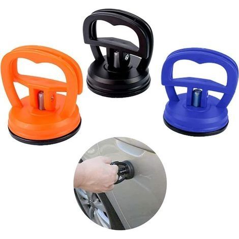 Ventouse Carrosserie, Ventouse Debosselage, Extracteur Bosses Voiture, 3 Pièces Débosselage et de Réparation de Voiture Avec Ventouse, pour Poignée de Fenêtre, Porte, Levage D'objets Mobiles (1/5)