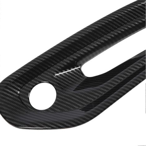 2 piezas de embellecedores para faros antiniebla, visibilidad mejorada, elegante diseño de fibra de carbono, embellecedor para faros antiniebla delanteros para 1500 2023 hwy (1/3)