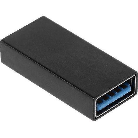 Coupleur USB 3.0 femelle-femelle, adaptateur coupleur USB 3.0 ultra-rapide, rallonge (1/5)