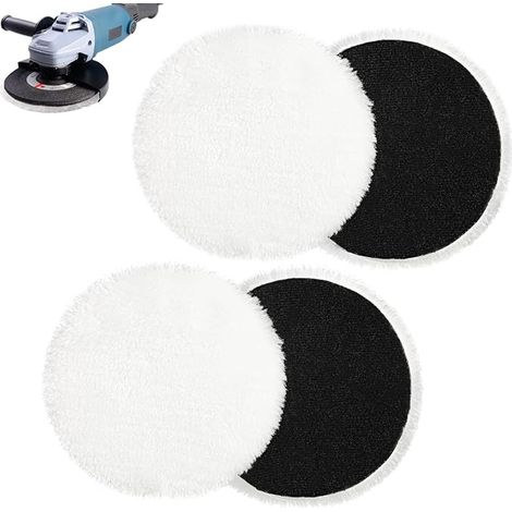 125 mm 4-Piece Wool Polishing Pad, Car Polishing Disc Polishing Kit for Car Polishing and Waxing (1/5)