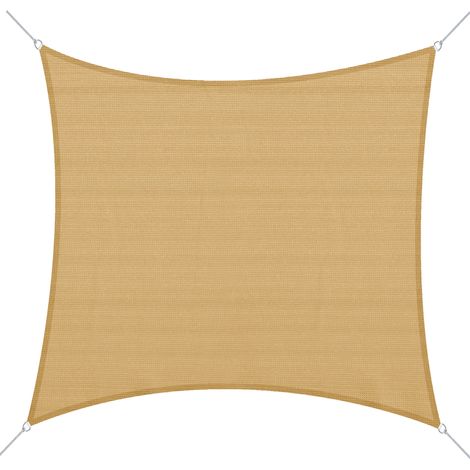 Toldo de Vela Sombrilla Parasol Rectángulo Tejido de Poliester 185 g/m² Jardín (1/7)