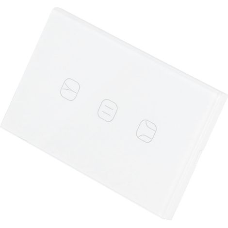 Interrupteur de rideau intelligent Wi-Fi avec commande vocale, compatible Alexa/Google Home, prise américaine, 100-240 V CA (1/5)