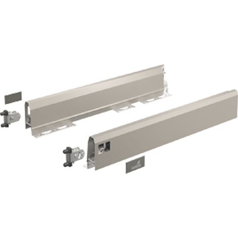 Hettich MB-Schubkastenzarge, ArciTech Flexible Sets, 9182514, 350mm, ls/rs, champagner