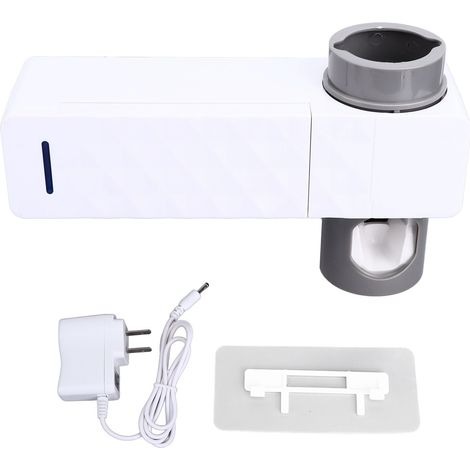 Support mural pour brosses à dents avec lampe UV, 100-240 V (1/5)