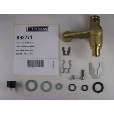 Remeha Bloc hydraulique retour, S62771