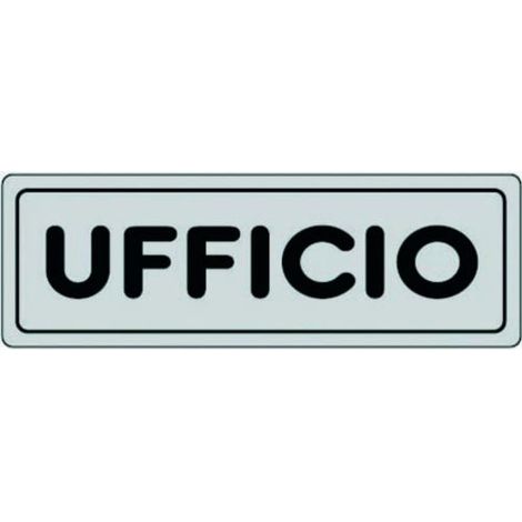 ETICHETTA ADESIVA SEGNALETICA TARGHETTA STICKERS VARI MODELLI 13165V UFFICIO (28555)