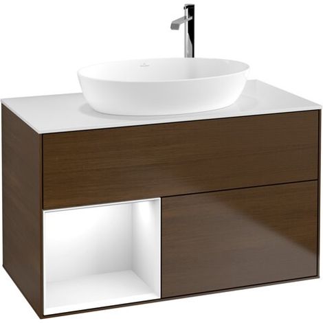 Villeroy & Boch F891GFGN Meuble sous-lavabo Finion F89 (1/2)