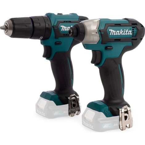 Makita CLX228 12v Max Lithium Ion Li-ion Combi Hammer Drill + Impact Driver Bare (1/2)
