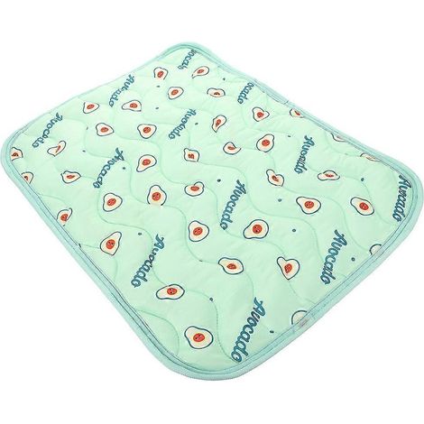 Tapis rafraîchissant pour animaux de compagnie (chats et chiens) avec motif avocat, idéal pour la maison, la voiture et l'extérieur, 1 lot (1/5)