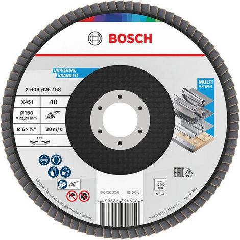 Disque à lamelles X451, 150 x 22,23 mm, K40, Z29, lot de 15