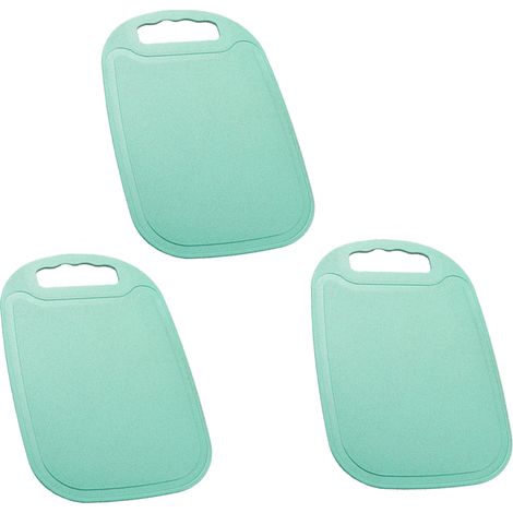 Planche à Découper Mini - En Paille De Blé - Sans BPA - Lavable En Lave-Vaisselle - Pour Fruits Fromage Et Apéritif - Lot De 3 (1/5)