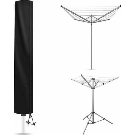 Housse Parapluie Sechoir Brabantia, Housse Etendoir Leifheit, Housse Etendoir Parapluie Extérieur, Imperméable Housse de Protection pour Séchoir Brabantia Parapluie(160x15x15cm) (1/5)
