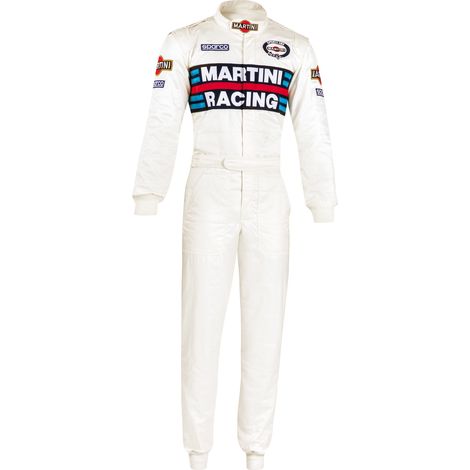 Tuta Martini Racing replica R567 Tg. 62 tuta racing bianca da uomo omologata FIA con inserti traspiranti Bianco 62
