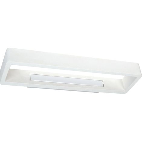 LAGON Applique Mur plâtre blanc LED intég. 7W 3000K ARIC 50842 (1/3)