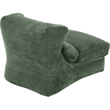 Détente Ergonomique Assise et Couchée Fauteuil de Sol Pliable Canapé Relax en Chenille pour Salon et Chambre (1/5)