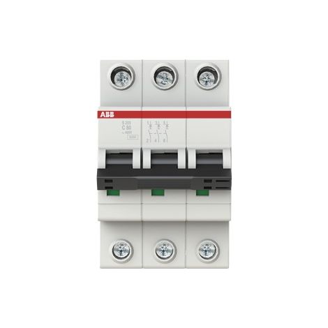 Interruttore automatico ABB s203-c80 80A 6kA