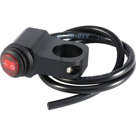 Interrupteur étanche 12V 16A pour phare moto, feu antibrouillard, guidon, marche/arrêt (1/5)