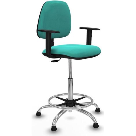 Piqueras y Crespo B1D05RT Chaise de Bureau Turquoise (1/3)