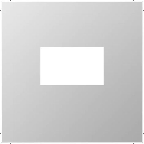 Jung 1fach, Serie LS, Aluminium, senkrechte und waagerechte Montage AL 1969 USB (1/2)
