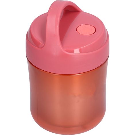 Tragbares 500-ml-Set, schlanke Isolierflasche, Edelstahl-Lunchbox, Vorratsbehälter-Set, Suppenbecher, Küchenzubehör für Kinder, rot (1/5)