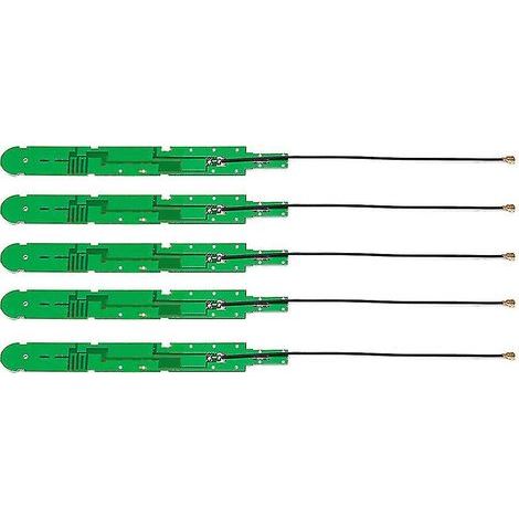 5 antennes intégrées GSM 3G/4G, interface Ipex, plaque de circuit imprimé interne (1/3)