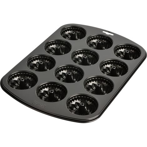 Original Kaiser Inspiration Bundt Cake Muffin Teglia per 12 muffin, teglia per muffin 38 x 27 cm, antiaderente, dimensioni standard, teglie per cupcake, tempi di cottura brevi (1/4)