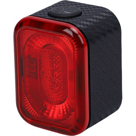 Feu arrière de vélo intelligent avec détection de freinage, mode automatique, grand angle de 220°, indicateur de batterie, 4 modes d'éclairage, étanche IP66, pour VTT et vélo de route. (1/5)