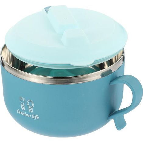 Boîte à bento réutilisable en acier inoxydable avec couvercle et (1/5)