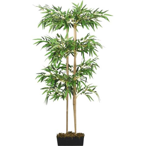 Bambou artificiel 760 feuilles 120 cm vert (1/5)