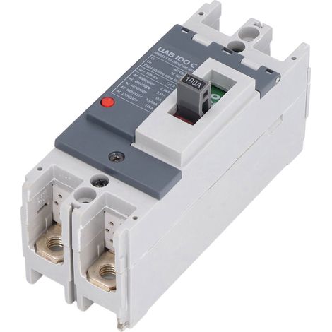 Disjoncteur Compact 2P Protection Surcharge Batterie Sectionneur AC 100A UAB 100C (1/5)