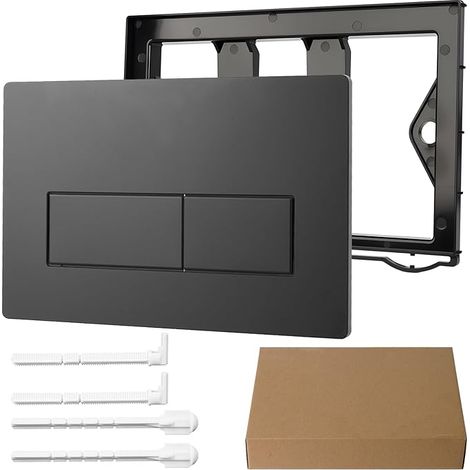 Panneau de chasse d'eau pour WC, panneau de remplacement à double commande,pièces de remplacement pour réservoir,Compatible avec les panneaux de chasse Geberit Sigma 01/20/30/50 et UP 300/320 (1/5)